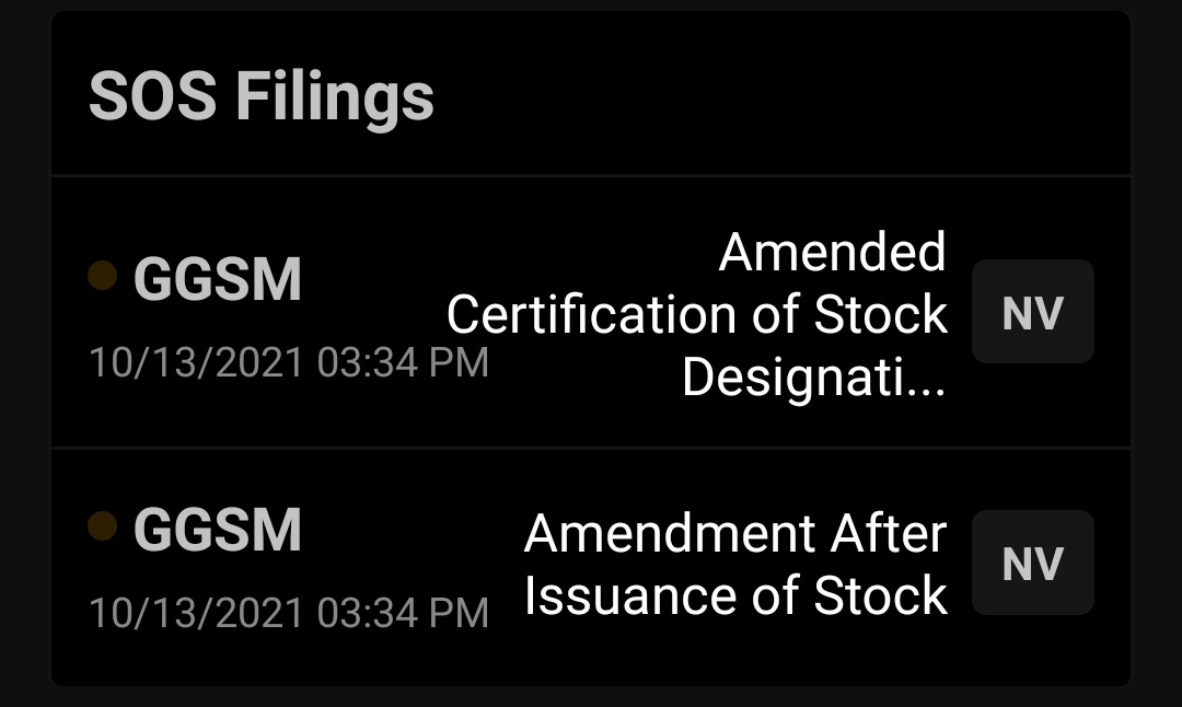 7219Giangy's tweet photo. $GGSM 0035 filings out 👇 https://t.co/TcbCVcEgW8