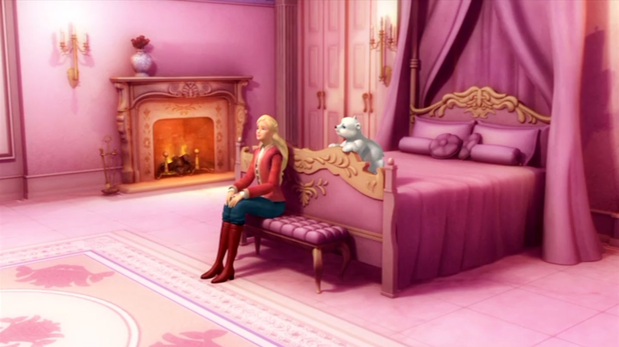 Princess barbie bedroom outlet