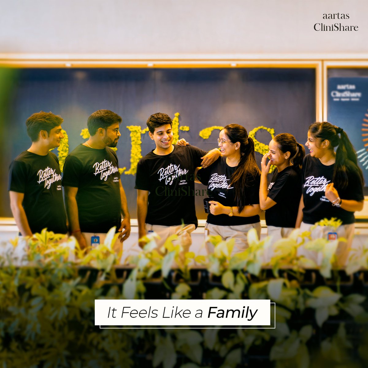 AartasOfficial's tweet photo. Happiness is having a large, loving, caring, close-knit family right here in Aartas.
#Aartas #clinishare #multispecialityclinic #healthcarespace #family #positivevibes #coworkingspace https://t.co/gwEeyQnTqi