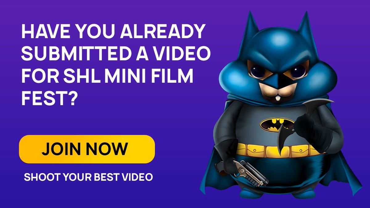 LeagueHamsters's tweet photo. Have you already submitted a video for SafeHamsters League Mini Film Fest?

📽️3 Days Left!

- Film a battle in a beautiful or unique location
- Win a T-shirt signed by SH founders and $100

🚀Send it!

English - https://t.co/YjajuqhFF1
Russian - https://t.co/6AIw8Y4C9M

#Crypto https://t.co/LCGrTNeGIJ