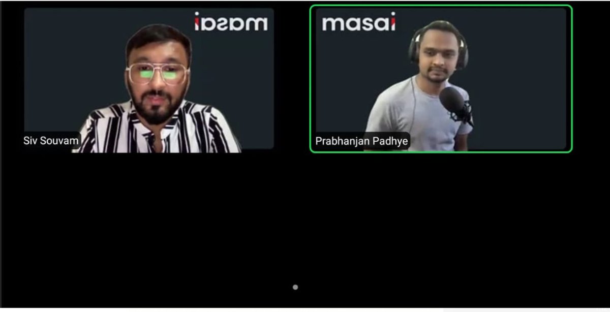 YadavNandani1's tweet photo. #1ooDaysofCode,#DEVCommunity ,#OpenSource ,#GirlsWhoCode,#WomenWhoCode ,#developers ,#CodeNewbies 
@masaischool ,@sivsouvam ,@PrabhanjanPadhye 
today I attend @masaischool webinar:How to because a Mern Stak Developer?
In this session I learn:
1.Breakdown of Mern Stak .... https://t.co/lx96B8bwPA