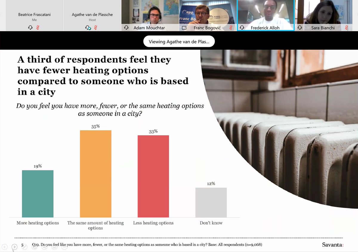 We are now LIVE with our Get out of Town webinar, with MEP <a href="/Franc_Bogovic/">Franc Bogovič</a>, Freddie Alloh, Sara Bianchi, <a href="/estivillsilvia/">silvia estivill</a> and <a href="/AdamMouchtar/">Adam Thomas Mouchtar 🇪🇺</a> as moderator. 

We are presenting some of the results obtained with the #RuralBarometer survey, are you curious about them?