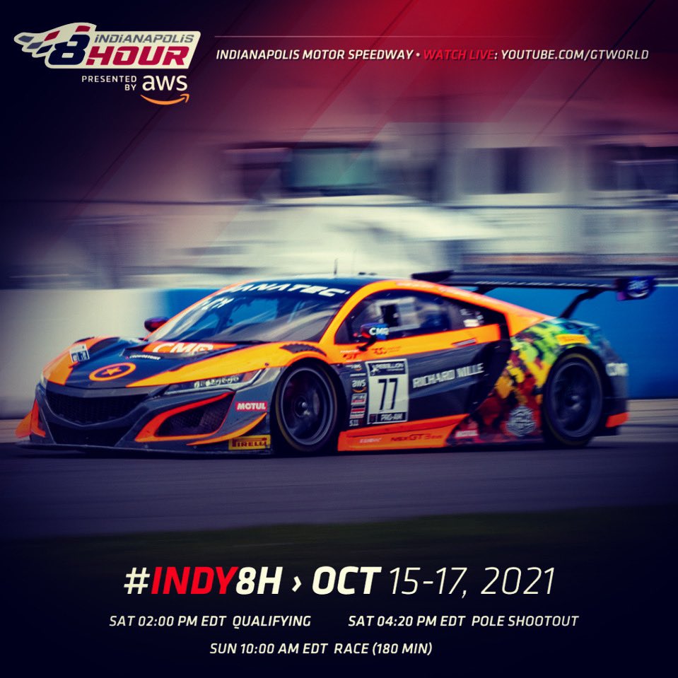 CompassRacing's tweet image. An epic race weekend coming up from the historic @IMS #brickyard with qualifying on Saturday and 8 full hours of racing on Sunday! 

#LetsGo #Indy8H @HondaRacing_HPD @Richard_Mille @gtworldcham @MarioFarnbacher @AshtonHarrison_ @mcmurrymatt