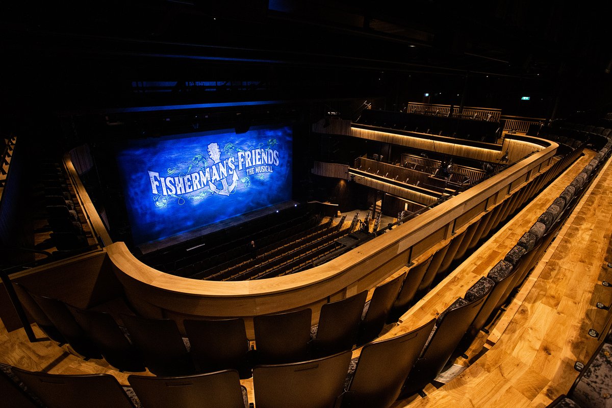 HallforCornwall's tweet photo. It’s show time! ✨

After 3 years transforming our theatre, we're over the moon to throw the doors open tonight for the first performance of Fisherman’s Friends: The Musical.
 
Are you joining us? We can’t wait to see you! #HallForCornwall

Book tickets: https://t.co/FqOeE3yFKw https://t.co/Cxfw9Oa5D6