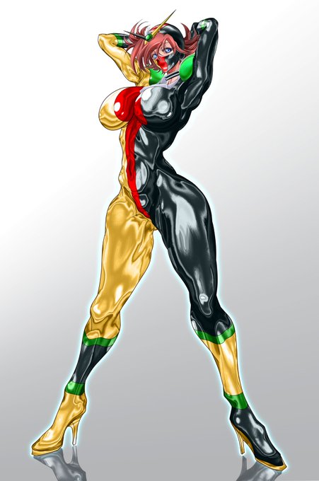 先日のskebレインさん
渋up用に追加差分を色々作って遊んでみたりしてます。画像は「ネオドイツ🇩🇪の女ver」😏 