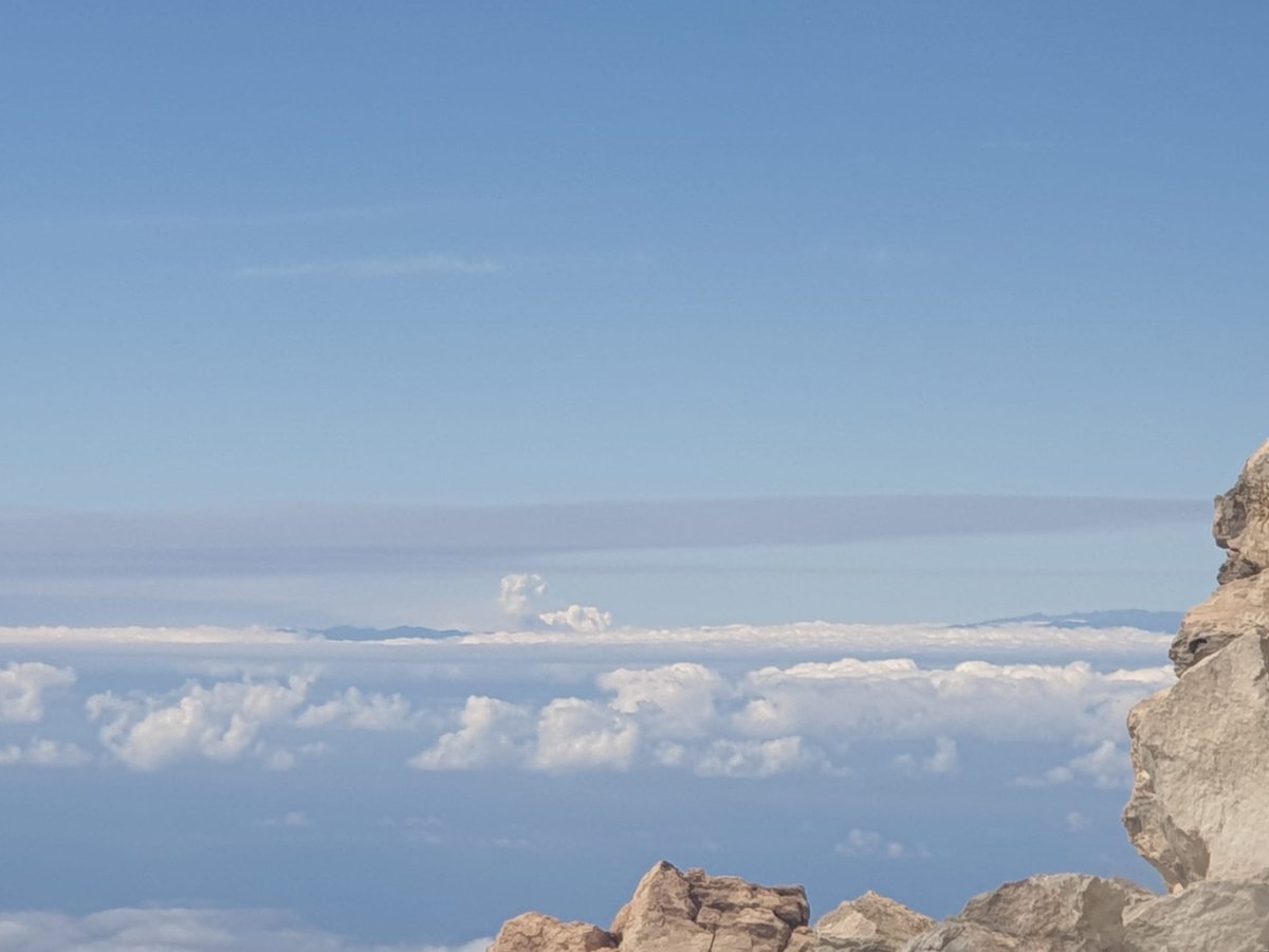 involcan's tweet image. La erupción de La Palma no nos despista de la vigilancia de otros volcanes, como El Teide (Tenerife) / The eruption in La Palma does not mislead us from the surveillance of other volcanoes, such as El Teide (Tenerife) #fumaroles #geochemistry #sampling