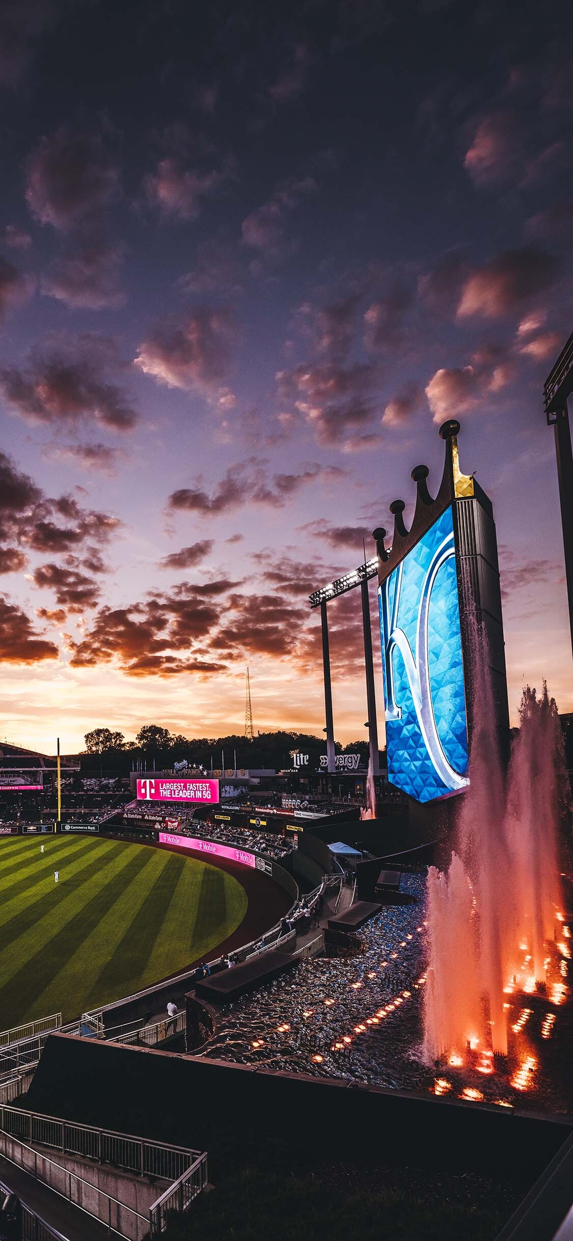 Kansas City Royals on X: There's nothing like a baseball sky at