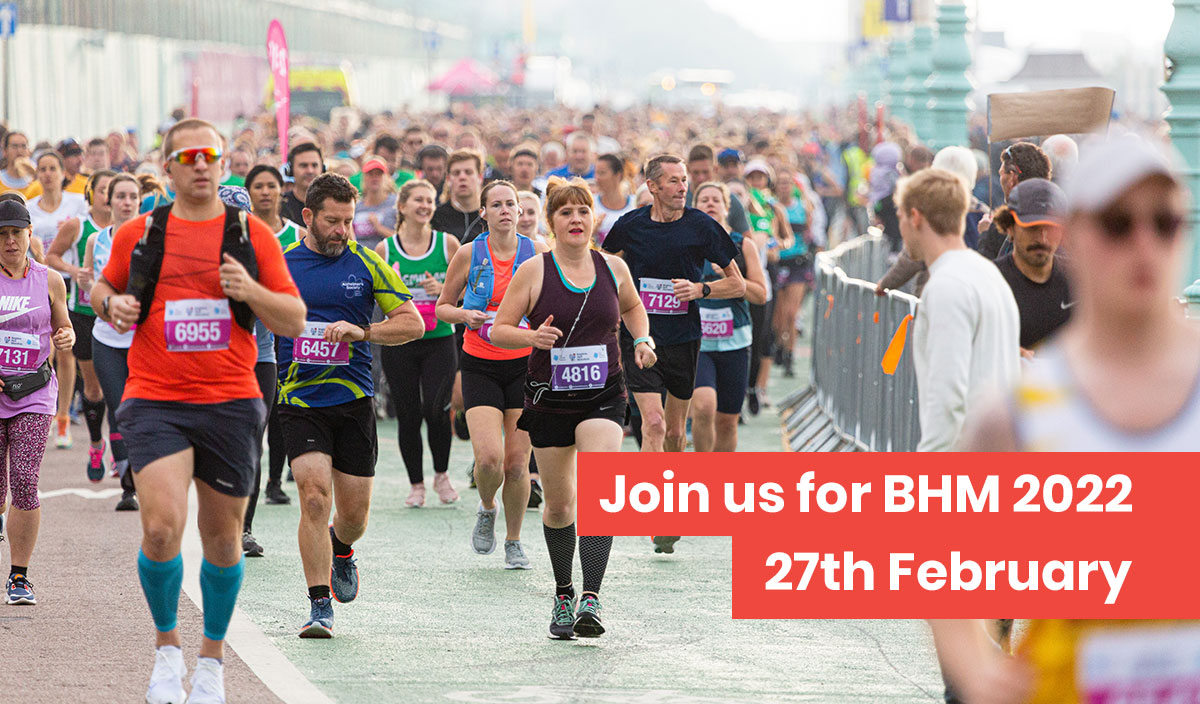 brightonhalf's tweet photo. The next race date for your calendar: 27th February! Join us in just 4️⃣ months for the 2022 Brighton Half 😍 #brightonhalfmarathon https://t.co/MNFjpwJgft