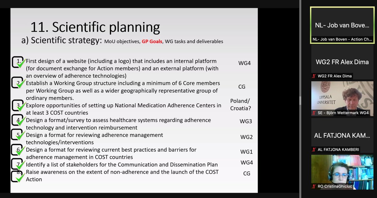 ENABLE COST action tweet media
