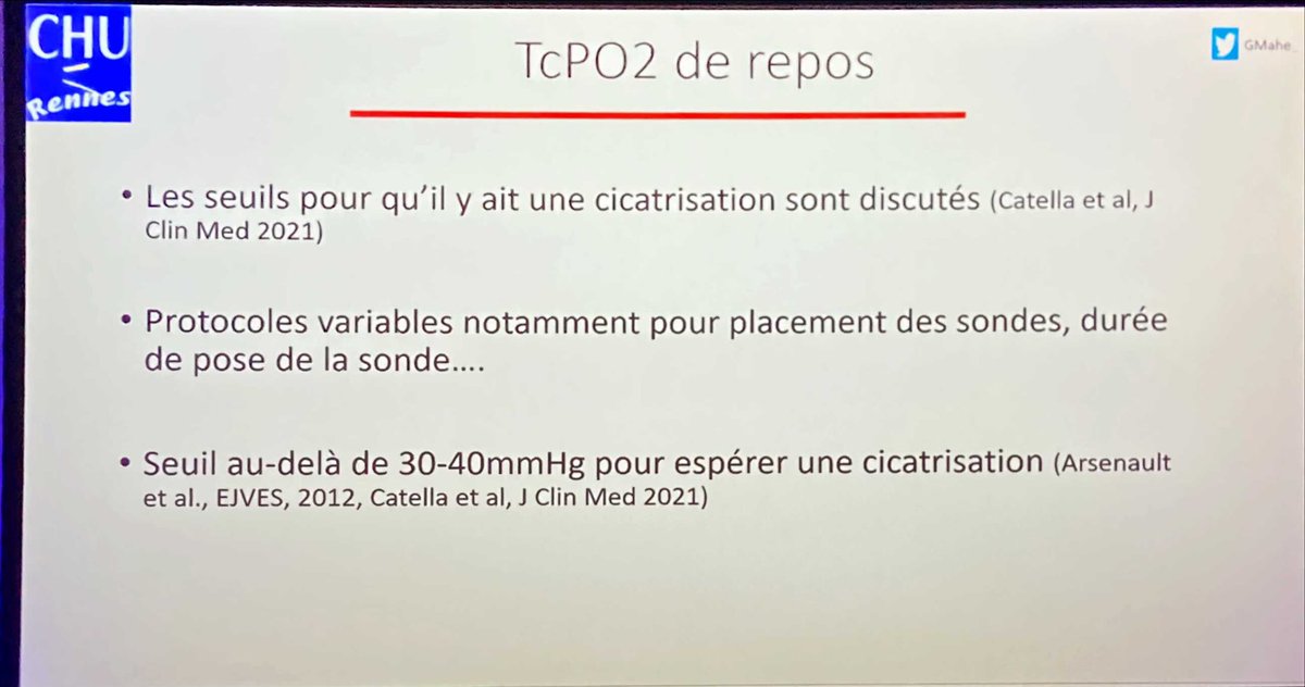 Heureuse que le travail effectué soit utile 🤓Merci au Pr <a href="/GMahe_/">Guillaume Mahé MDPhD</a>, président du conseil scientifique de <a href="/lasfmv/">SFMV</a>, de le diffuse 🥰@AngiologieCHUV #tcpo2forever