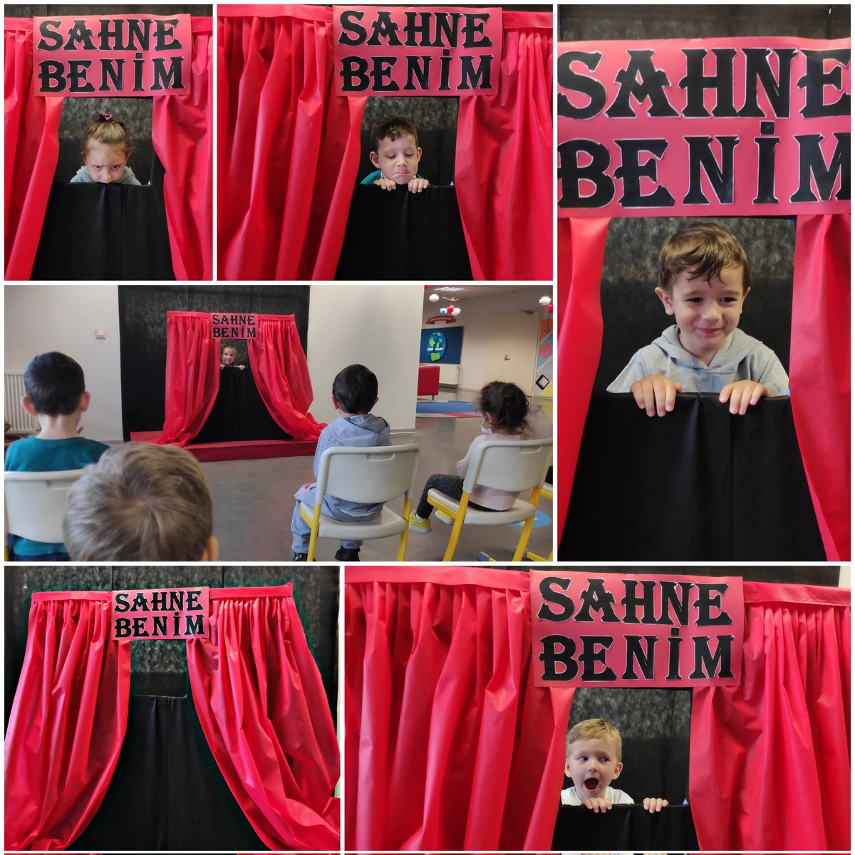 Sahne Benim dedik ve duyguları canlandırırken çok eğlendik 🎉
<a href="/akkay_esra/">Esra Akkay</a>
<a href="/ErkenCocukluk/">Hale Güneş</a> 
<a href="/tugbaozdinc/">Tuğba Özdinç Kater</a> 
<a href="/BurhanGizem/">GİZEM BİLGİÇ</a>