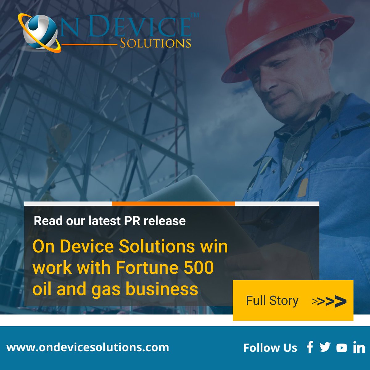 OnDeviceSols's tweet photo. "Winning work with such a prestigious Fortune 500 company really demonstrates the strength of our team and the efforts we were able to put in throughout a really competitive bid process.โ
Read about our latest project win: https://t.co/90iD0Sgjl7
#SAP #SAPConsultancy https://t.co/y3qKTnB8J4