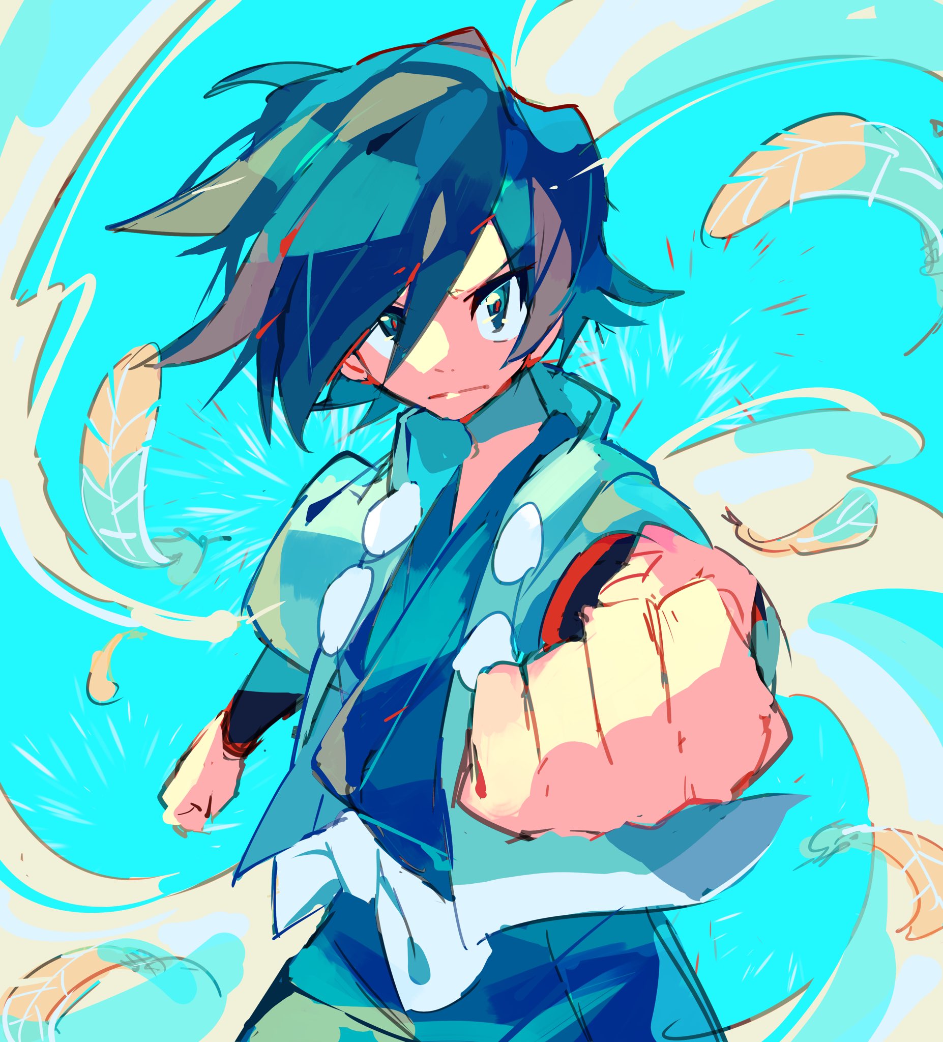 やすばる ポケモントレーナー版深夜の真剣お絵描き60分一本勝負 ハヤトさん T Co Pdwxv4ibvz Twitter