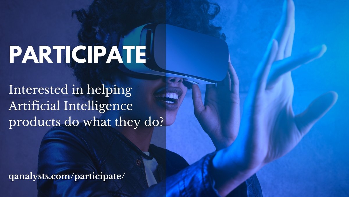 QAnalysts's tweet photo. Earn Money!
Participate in Q Analysts Data Collection Studies. https://t.co/9H93bBnhRw - https://t.co/aOpaQOLGoz
Learn More: https://t.co/fLdgpSCDpU
#machinelearning #groundtruthdata #AI #ML #earnmoney #futuretechnology #participate #qanalysts https://t.co/tVfdkoB1f6