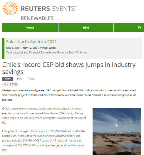 Reuters Events Renewables (CSP) tweet media