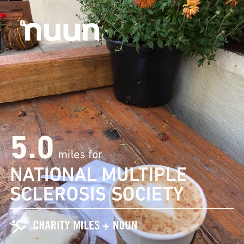 LilyCigan's tweet photo. Wednesday coffee treats! ☕️🍂🥕🍰❤️5.0 @CharityMiles for @mssociety sponsored by @nuunhydration. Join the #muuvment! #nuunlife https://t.co/XLl86h5Vqe