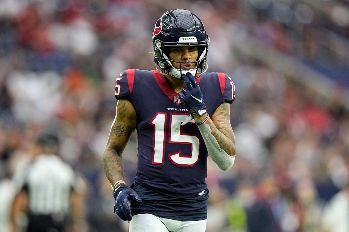 brgridiron's tweet photo. On Saturday, WR Chris Moore got elevated from the Texans practice squad.

On Sunday, he tore up the Patriots for 109 yards and a TD.

On Tuesday, he got signed to the active roster.

Stay ready ‼️ https://t.co/pNIBe4H5L2