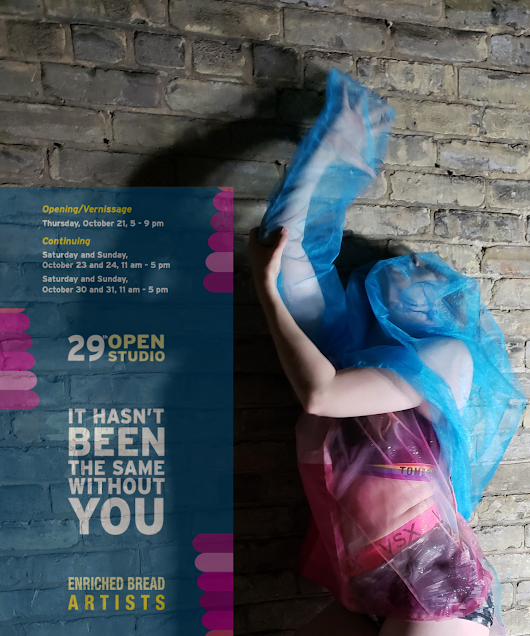 enrichedbread's tweet image. "It Hasn't Been the Same Without You" Opens next Thursday, October 21 – from 5 to 9pm
One of our live performers for the evening is @MarenKElliott 
In Sleep Codes &amp;amp; Coordinates, Maren uses movement, sound and live viola performance 
To Register, visit: buff.ly/3Djg9HO