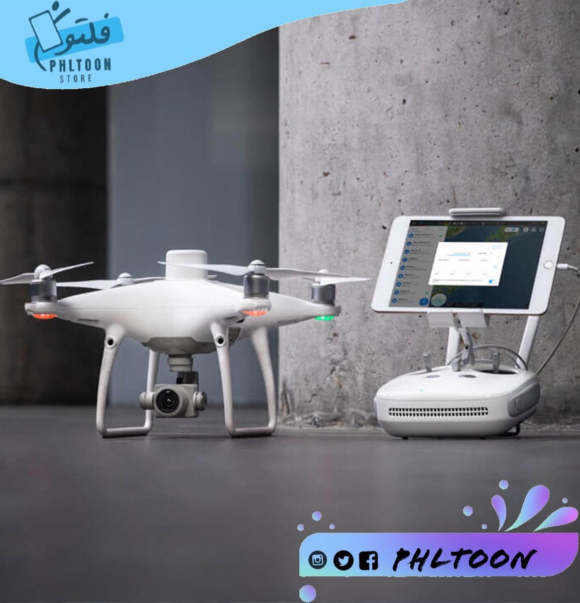 phltoon's tweet photo. متوفر الان 

Phantom 4 RTK
جديدة زيرو 
السعر 6000$
0123685166 https://t.co/BRRUwDsBDw