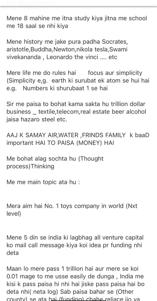 vijayshekhar's tweet photo. Maan ko aapke paas 1Tn hai, tab kya aap 0.01 se sakte ho ? #mails_I_get https://t.co/Tn9FKHTqR1