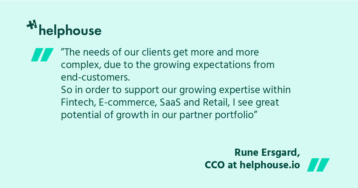 HelpHouse_io's tweet photo. The Complex client needs to call for a complex partner portfolio. Ours is growing not only in numbers but in complexity too, and we are proud of it.
#partnerships #goodcx #customerexperience https://t.co/4qFpDTfZvA