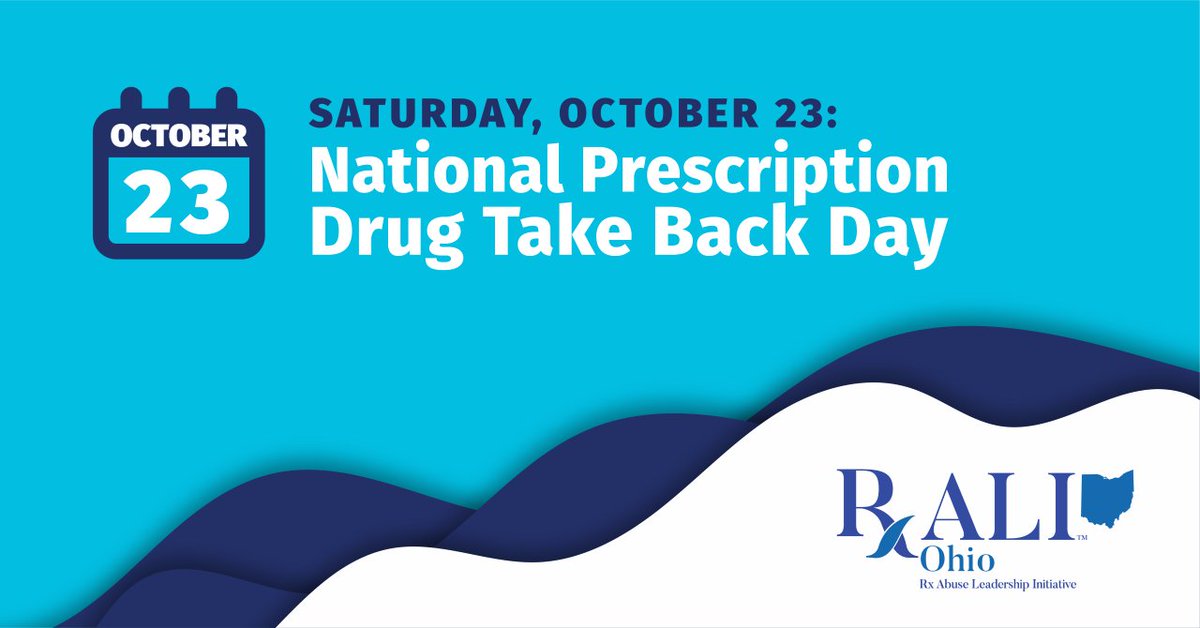 relinkOrg's tweet image. Do you have old prescriptions lying around the house? October 23rd is #TakeBackDay - @RALIOhio is partnering with relink.org to share information about safely disposing of unneeded prescriptions. ralioh.org