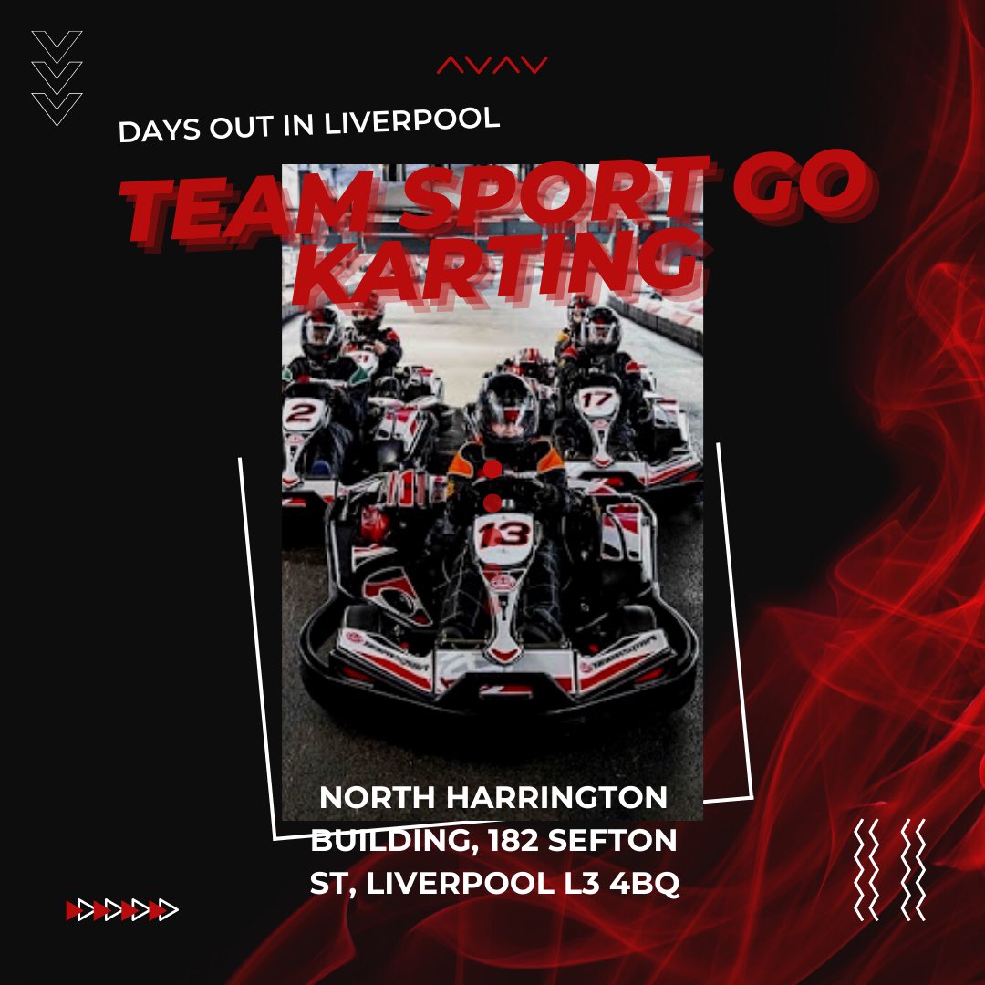 HubLiverpool's tweet image. As the weather gets colder you may be looking for a day out that’s in doors 🏎 

Team sport go karting offers tracks to race family and friends around the UK. 

#winterdaysout #liverpooldaysout #daysoutinliverpool #familydaysout #liverpoolcommunity #gokarting