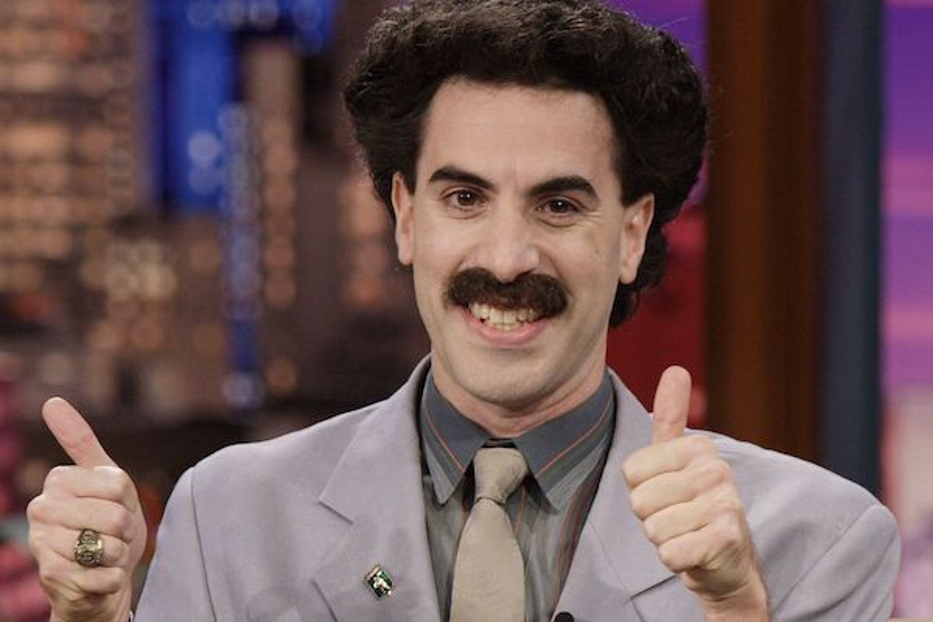 Borat turns 50 today! Great success! Happy Birthday Sacha Baron Cohen, GenX comedian and actor. 