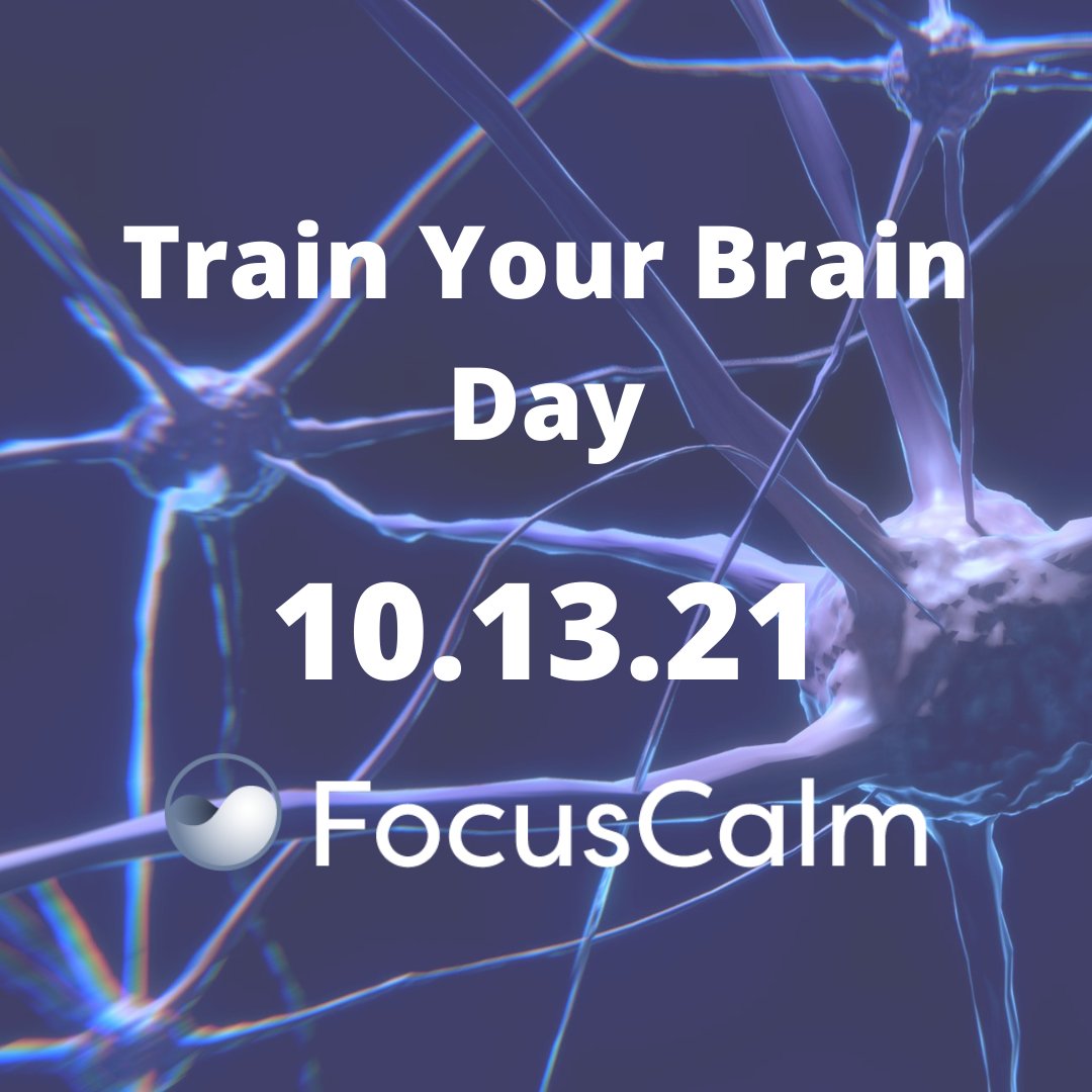 FocusCalm's tweet photo. Itโs #TrainYourBrainDay! Show us how youโre celebrating by tagging @Focus_Calm and telling us in the comments below what activities keep your brain sharp today and every day! ๐ง
#neurofeedback #neurofeedbacktraining #braintraining #neuroscience #mentalefficiency #mentalhealth https://t.co/Ih2ldRu0Ec
