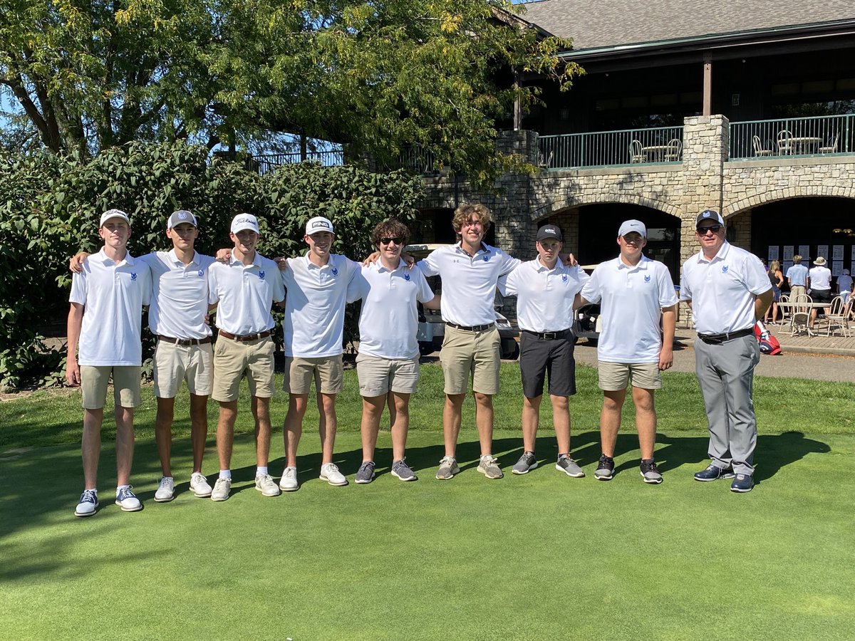 JScottWebb's tweet photo. Boys Varsity Golf is headed to STATE THURSDAY morning!  We’ll be leaving the high school at 8:15am and will head north on Springfield Pike toward the Rec Center.  Please join us in sending your Wyoming Cowboys off to Columbus in style! #OnWyoming https://t.co/EoQGZpoCMC