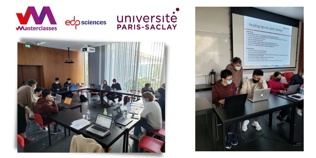 EDP Sciences Masterclasses tweet media