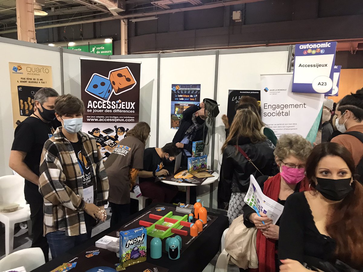 LMVaujour's tweet photo. Très belle expérience au @SalonAutonomic ce matin en présence de partenaires de l’action sociale d’@AG2RLAMONDIALE : @AccessiJeux @RyadhSallem et bien d’autres. Excellentes sources d’inspiration! @HauckTristan @sebastianisteph @jonathanauffret @LauryalaLy https://t.co/p457ktMx57
