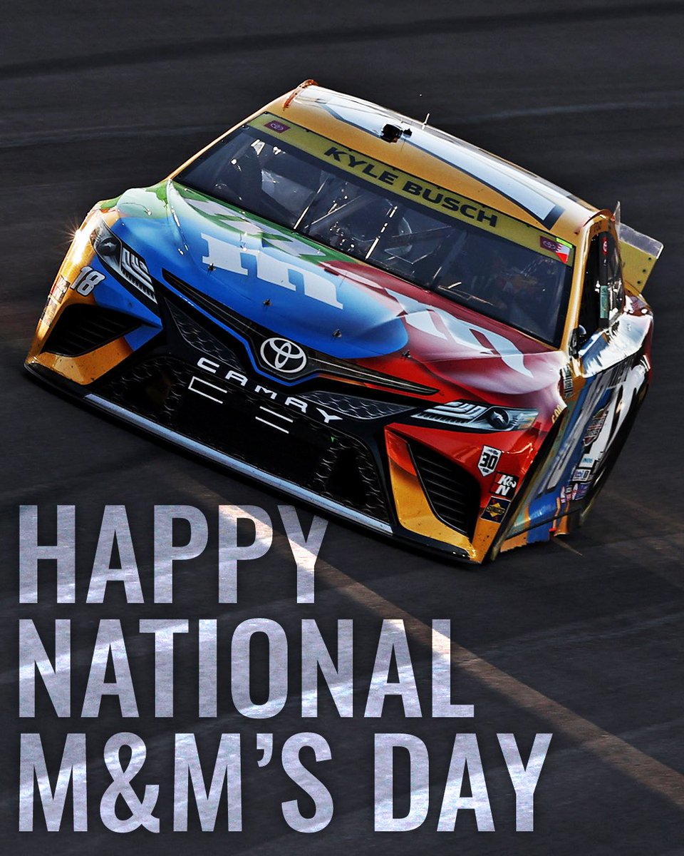 JoeGibbsRacing's tweet photo. Happy 80th to our friends at @mmschocolate! #NationalMMSDay https://t.co/4uZTsau4QU