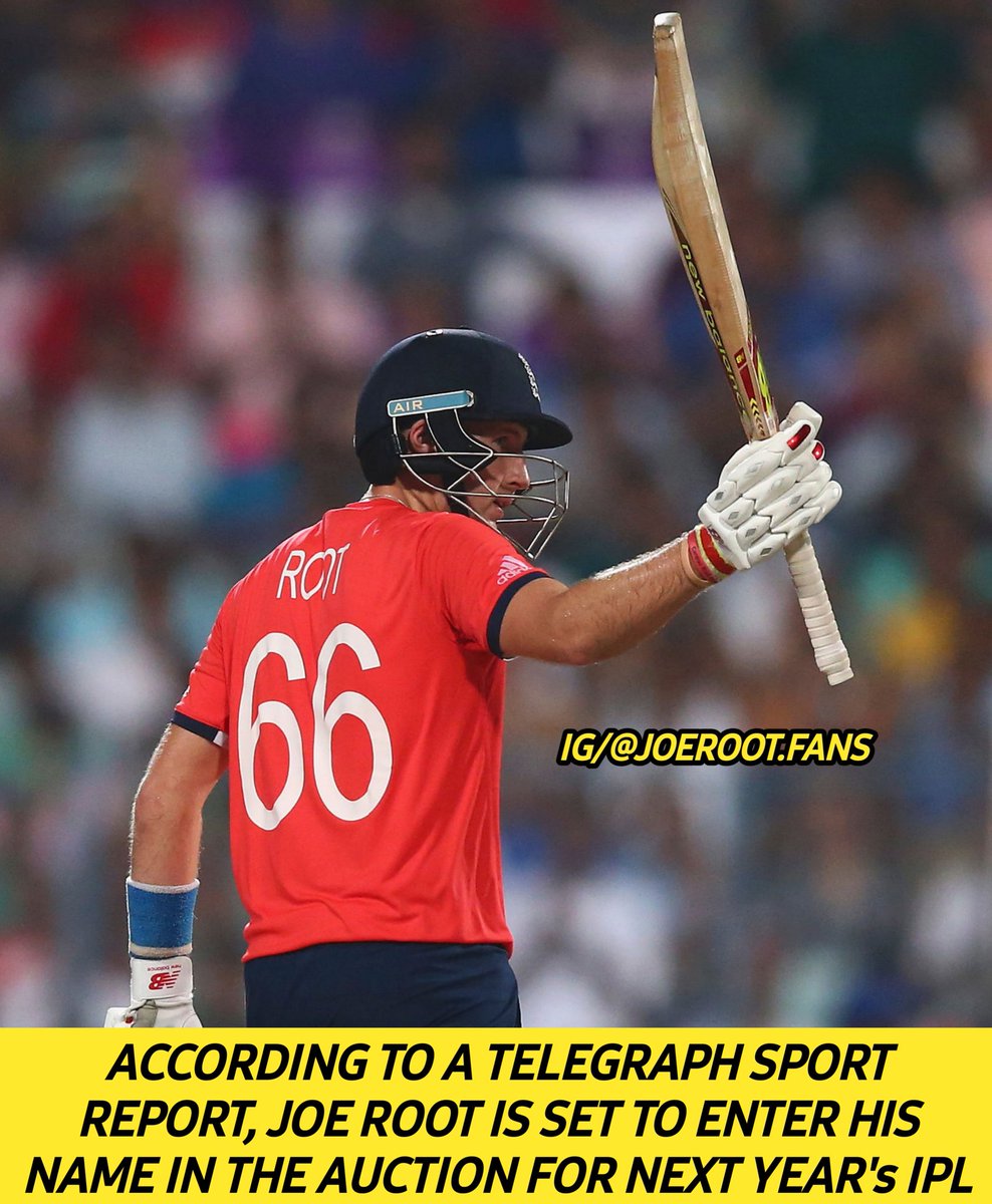 Root66Fans's tweet photo. In Which Franchise You Want Him Play?๐ค
.
.
#englandcricket #KingRoot #JoeRoot #WeAreRooters #ROOTIsTheBest #IPL #IPL2O21 https://t.co/EraA0f2KV8