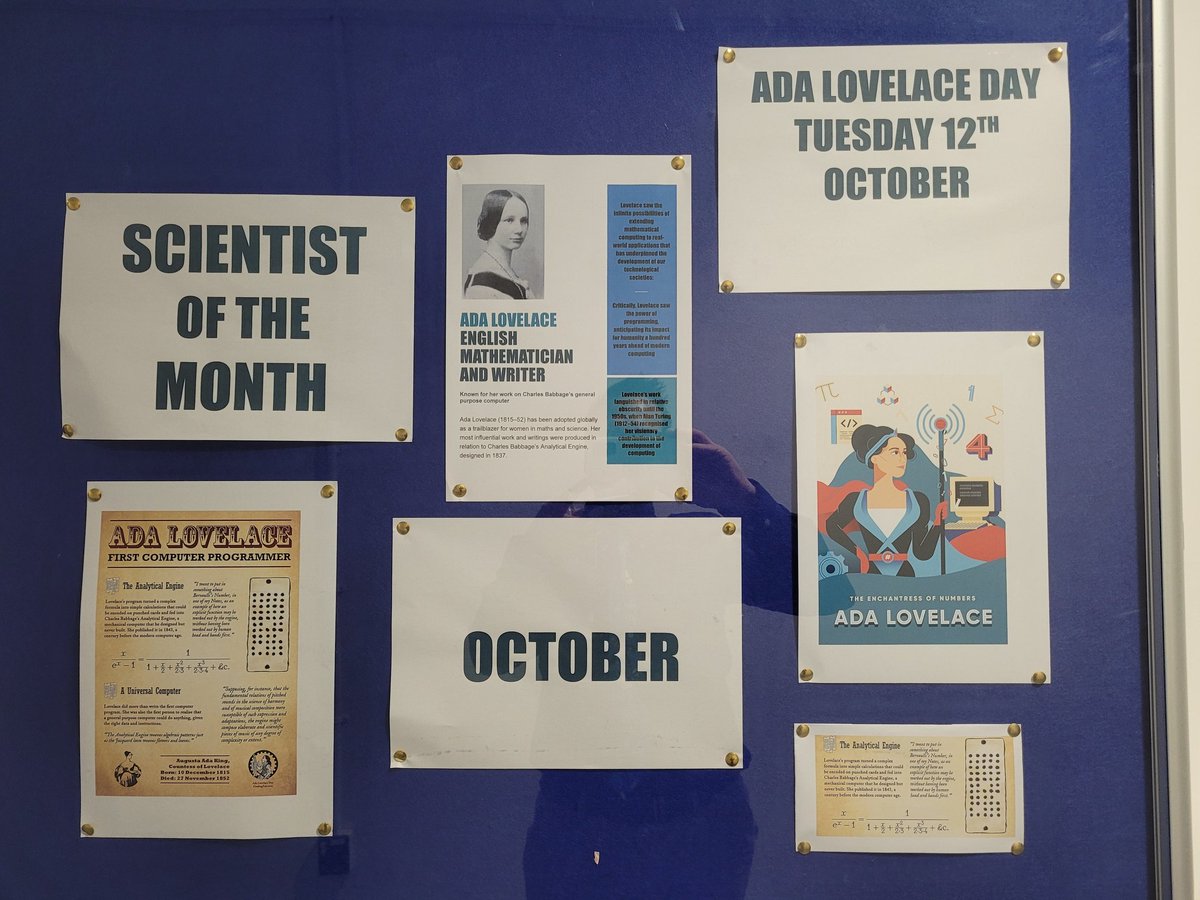 SamuelWardSci's tweet image. Our scientist of the month for October is Ada Lovelace. English mathematician and writer @SamWardAcad @AdaLovelaceInst #AdaLovelaceDay2021