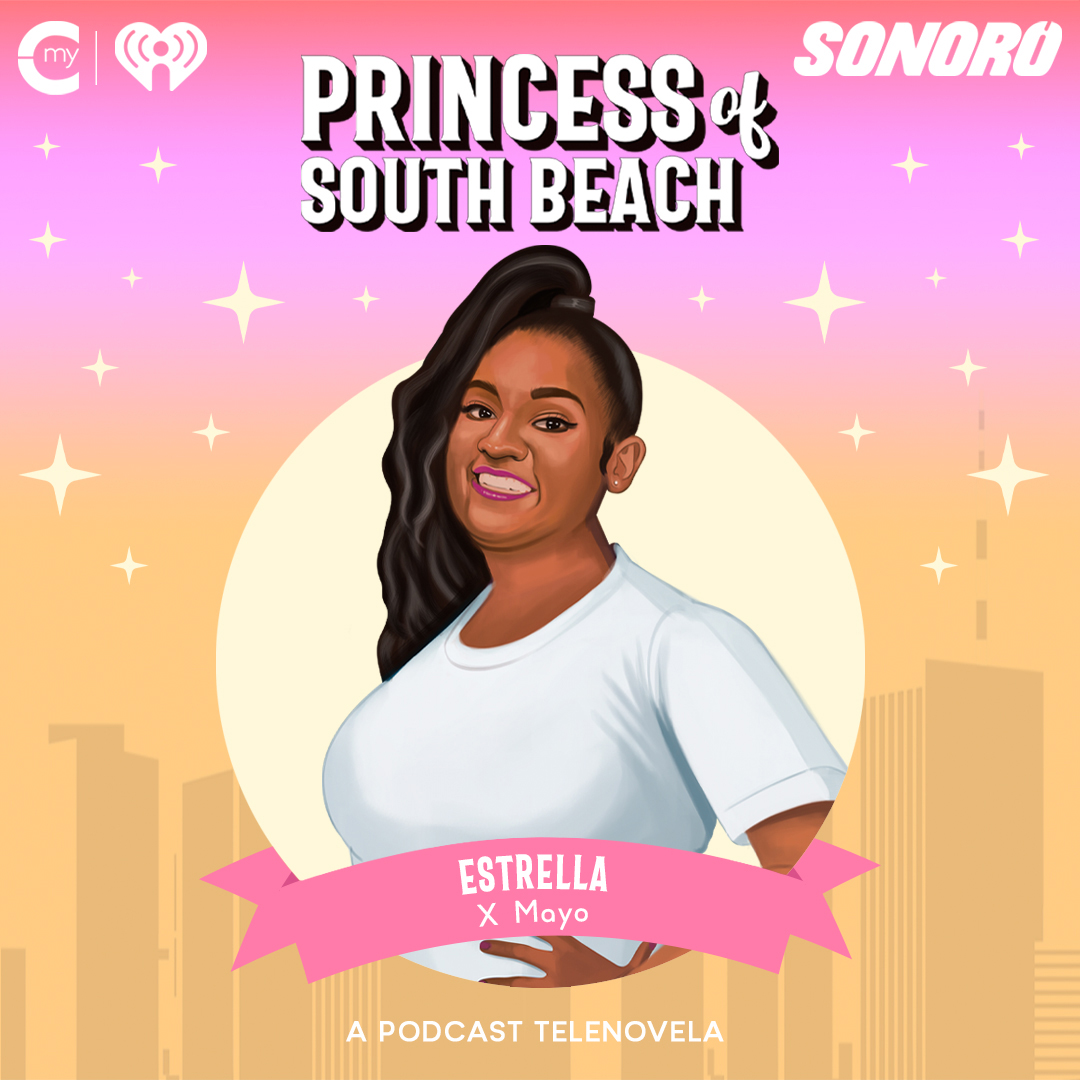 PrincessofSb's tweet photo. There's no telenovela without a nosey maid. Can you agree? 🤭😅

Listen to a new episode of #PrincessOfSouthBeach and get to know Estrella portrayed by @80AndASuitcase in English and Martha de la Torre in Spanish. 👑🌴

https://t.co/GcMb8oQq5q https://t.co/Oa8Xc98q0H