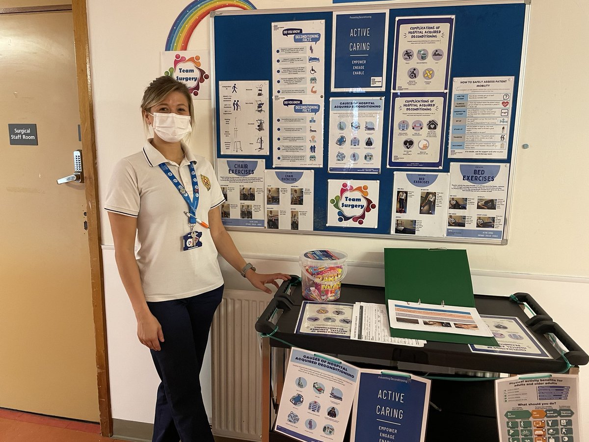 Hayley Price (@physiohayley) on Twitter photo A great afternoon teaching about Hospital Acquired Deconditioning across our surgical wards! A big thank you to <a href="/CawsChris/">Chris Caws</a> for all of your help and to our staff for engaging in the conversation and wanting to make a difference 👏🏼👏🏼👏🏼 <a href="/PHUEducation/">PHU Education</a> @QAHospitalNews <a href="/surgeryopdpht/">Surgery & Outpatients Divisional Leadership Team</a> A great afternoon teaching about Hospital Acquired Deconditioning across our surgical wards! A big thank you to <a href="/CawsChris/">Chris Caws</a> for all of your help and to our staff for engaging in the conversation and wanting to make a difference 👏🏼👏🏼👏🏼 <a href="/PHUEducation/">PHU Education</a> @QAHospitalNews <a href="/surgeryopdpht/">Surgery & Outpatients Divisional Leadership Team</a>