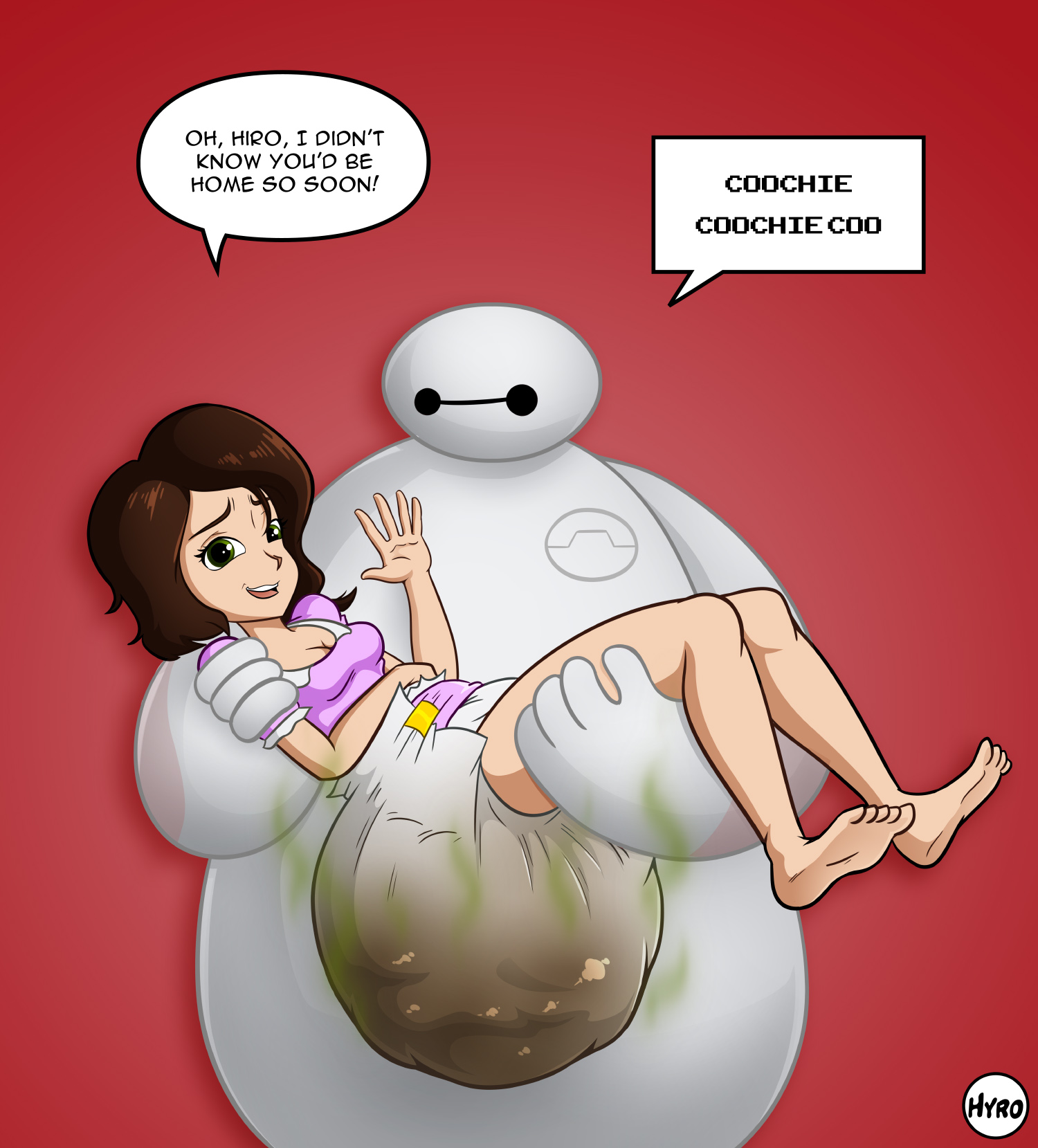 Hyro on X: Septembers first fan art is Aunt Cass from Big Hero 6, feeling  very satisfied with her care. Im satisfied with her care too! We also have  2 more sketch