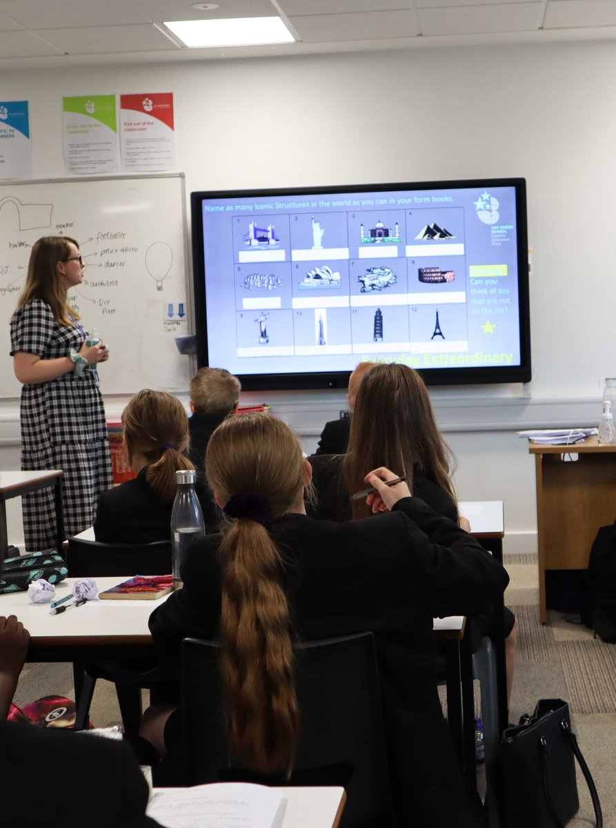 AshGreen_School's tweet photo. Year 7 & Year 8 took part in #KnowledgeConnected today and looked at #CETStructure. Students learnt about the role of Structure in each of their lessons and completed a range of tasks throughout the day https://t.co/RBOZSWgRe2