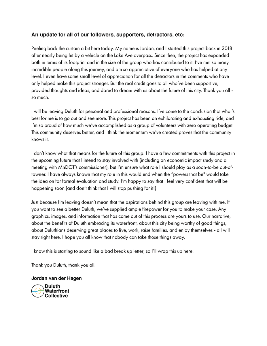 highway61duluth's tweet photo. An update for all of our followers, supporters, detractors, etc: https://t.co/oXgl7ZvUMx