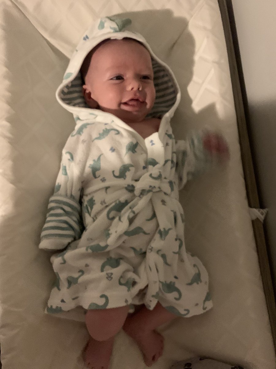 Babies in bathrobes. Unbelievable.