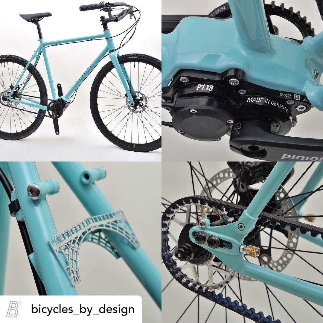 MaxBikesPR's tweet photo. @BicyclebyDesign launching their 1st Pinion Ironbridge Bicycles this weekend at @BespokedUK swing by the show in Harrogate to see this amazing bike in the flesh. #cycling #cyclinglife #handmade #handmadebicycle https://t.co/4Paqe22VYS