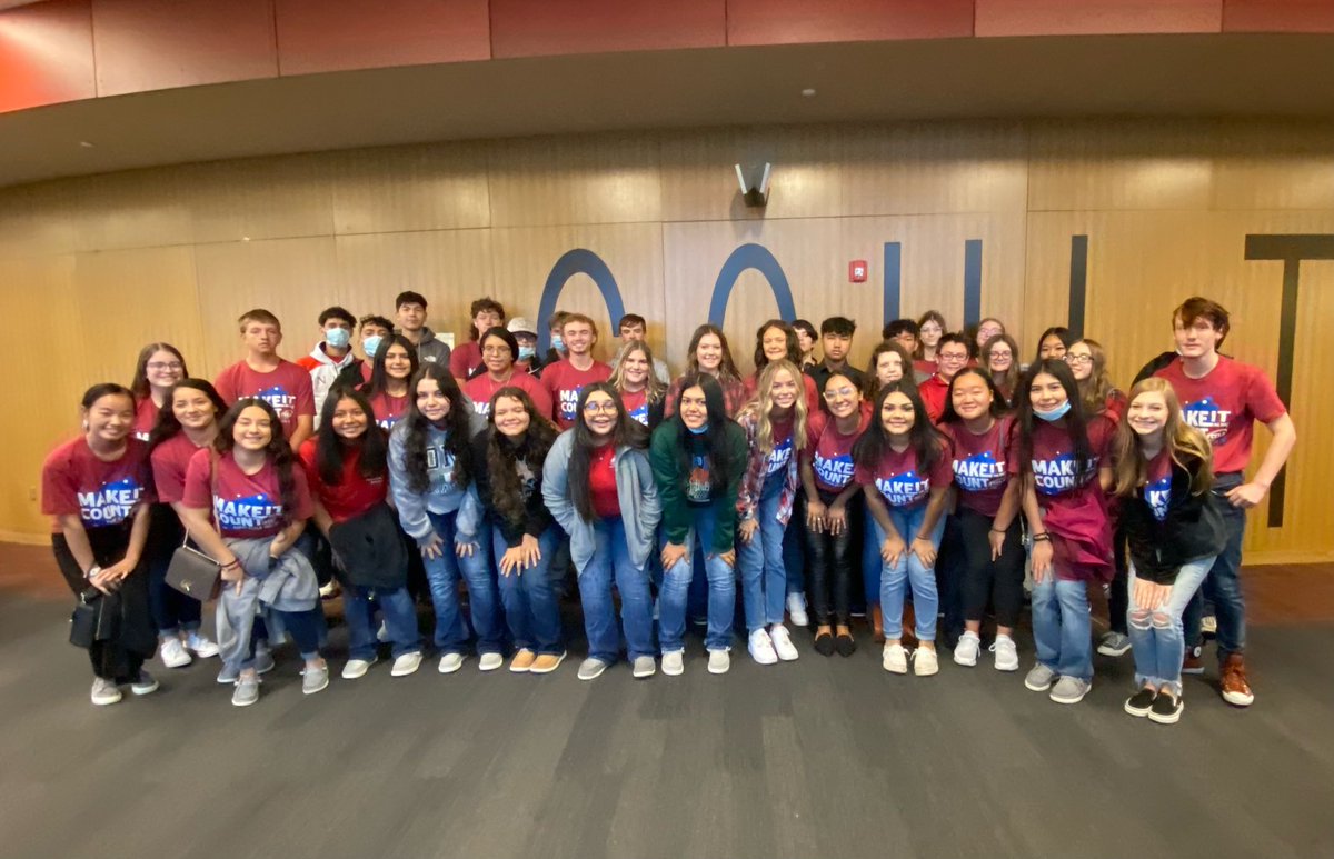 FcclaPurdy's tweet photo. Purdy FCCLA is attending Region 11 Fall Meeting today!! #EagleExcellence #MakeItCount https://t.co/HJv6RiaEzr