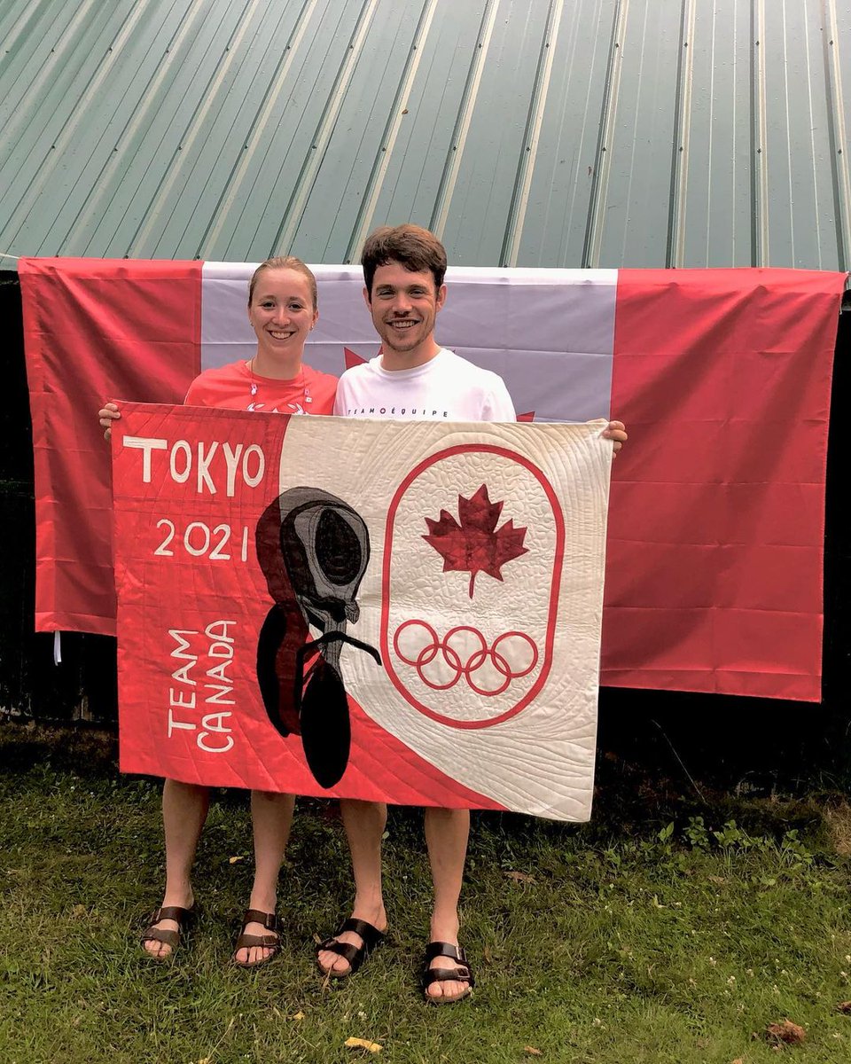Instead of cheering from afar like she did when Michael Foley was at the Olympics, <a href="/erinattwell/">Erin Attwell</a> will be with him as the two get set to compete for 🇨🇦 at #Roubaix2021 next week!