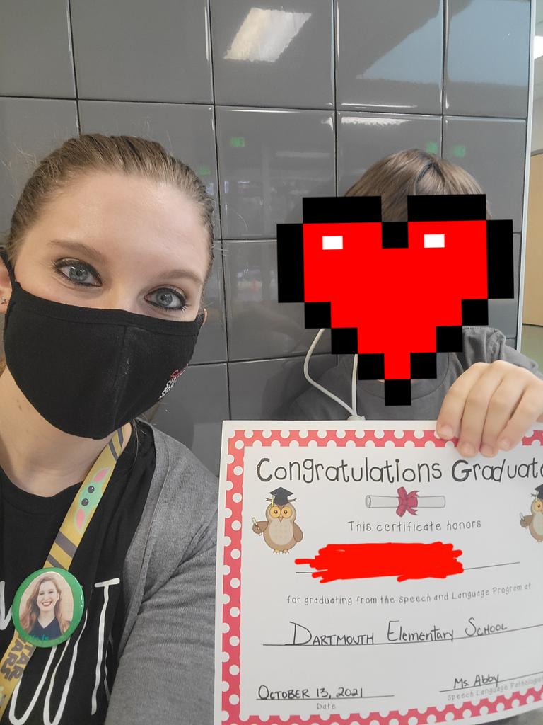 SLP_Abby's tweet photo. I LOVE these days!! Bittersweet, but always so proud of my kiddos when they get to "graduate" from speech after all their hard work! #SLPLife https://t.co/J7M3S9LVes