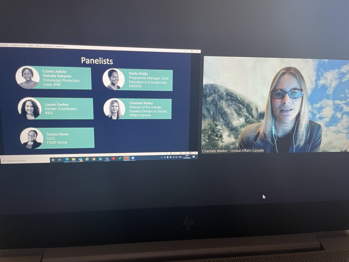 Cha_Minvielle's tweet photo. Brilliant to have @ChantaleWalker from @GAC_Corporate give opening remarks at our @Equal2030 event today on data-driven advocacy for girls’ #education in emergencies in #Africa &amp; hear her mention their #feminist approach to international assistance &amp; our programme together 👏🏻 https://t.co/xjZhvs6BW1