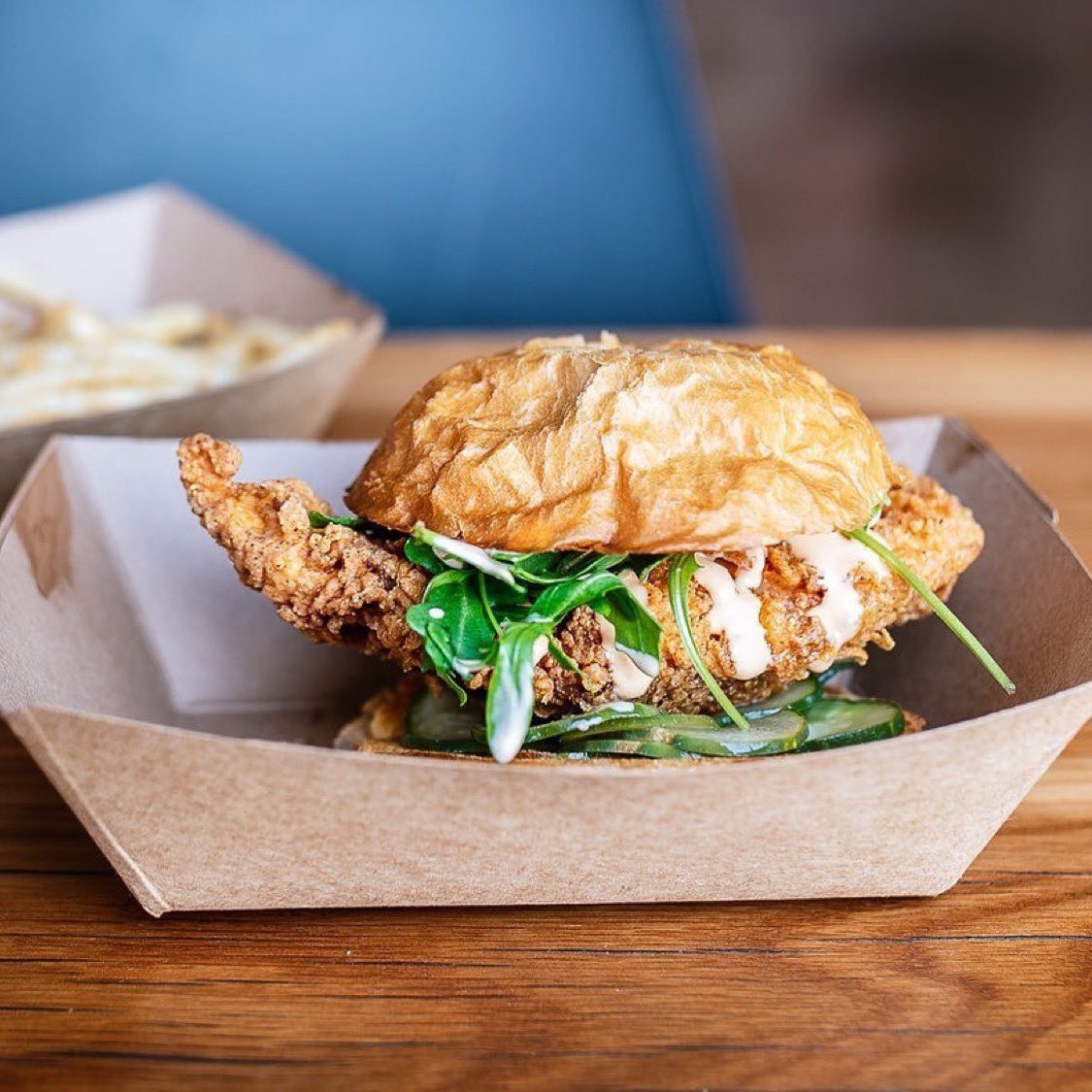 The Brass Burger (@brassburgerstl) on Twitter photo Wednesday is nothing Our Fried Chicken Sando won't cure. This baby is prepared with arugula, house pickles, and Crystal aioli. All on a <a href="/companionbaker/">Josh Allen</a> brioche bun! #humpday #🐔 Wednesday is nothing Our Fried Chicken Sando won't cure. This baby is prepared with arugula, house pickles, and Crystal aioli. All on a <a href="/companionbaker/">Josh Allen</a> brioche bun! #humpday #🐔