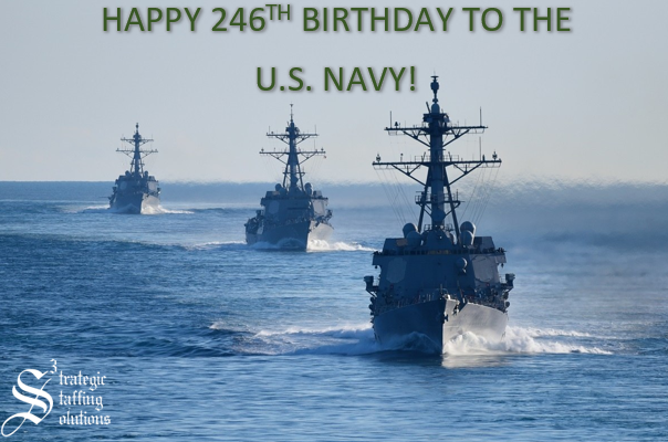 Happy 246th Birthday to the U.S. Navy!

“Wherever we go, [we] will be part of America.”  - WWII Naval Sailor