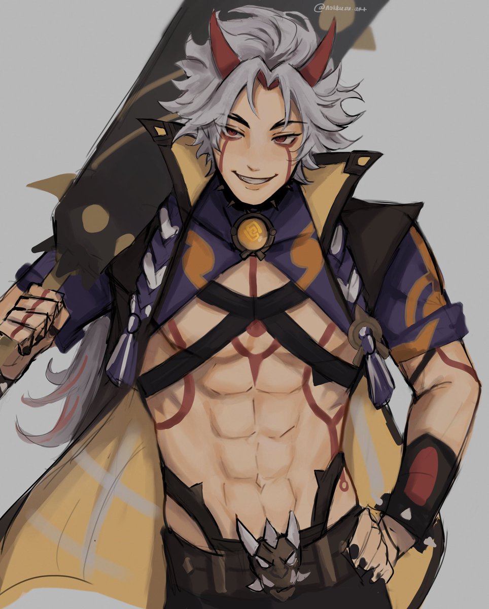 nokkusuart's tweet image. Itto
#原神 #aratakiitto