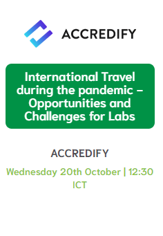 whxlabsdubai's tweet photo. Join @Accredify FREE webinar on 20th of October 2021 discussing International Travel during the pandemic - Opportunities and Challenges for Labs!
Learn more here: https://t.co/84SY9GCRni
Sign up today!
#MedlabAsia #AsiaHealth #Accredify https://t.co/mI8DU9tROt